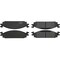 Centric Parts SEMI-METALLIC BRAKE PADS W/HARDWARE 104.1376 - alternate 2